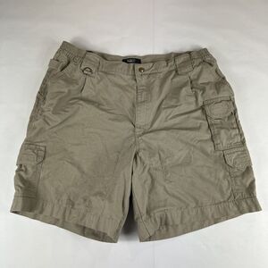 5.11 Tactical Khaki Shorts Mens 44 Beige‎ Cotton Canvas Workwear Casual Utility